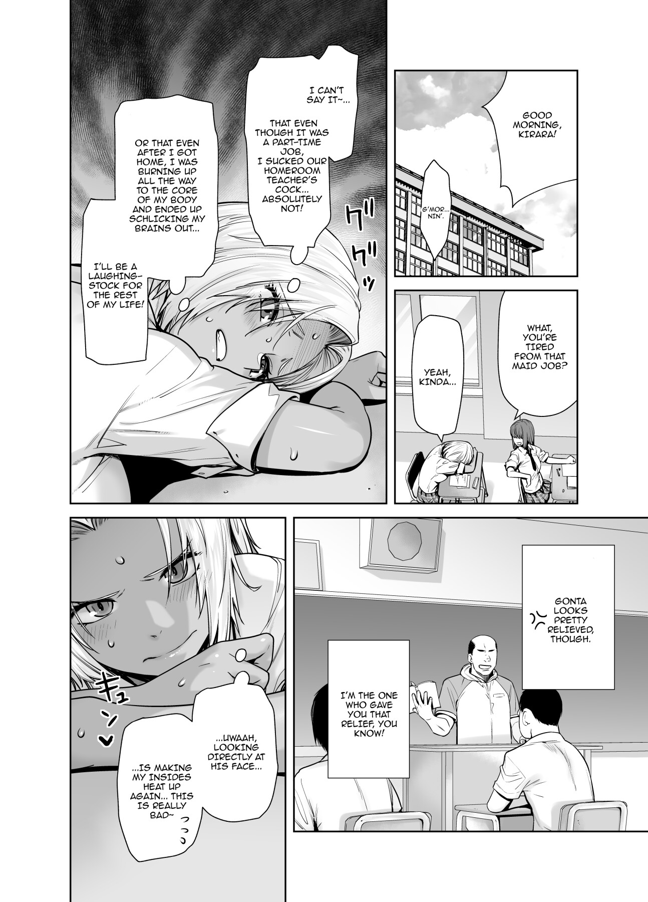 Hentai Manga Comic-The Black Gal Who Became The Homeroom Teacher's Maid-Read-14